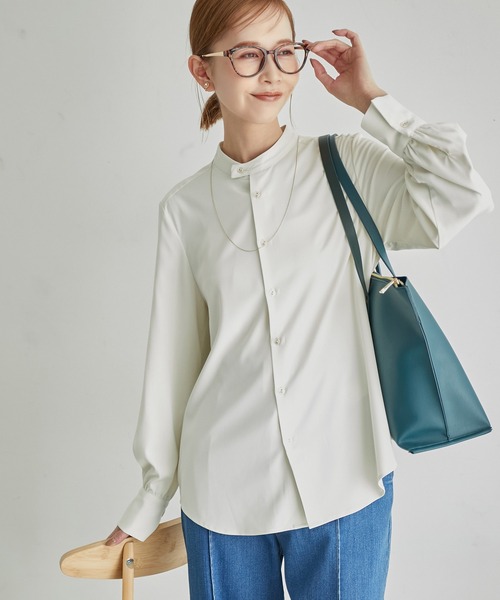 ロペピクニック ボウタイブラウス 長袖 薄手 ピンクベージュ 上品 シンプル 楽天市場】ロペピクニック ボウタイブラウスの通販