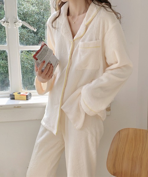 ルームウェア・パジャマ mogra 楽天市場】サテン ドット プリント レディース パジャマ 【mila schon