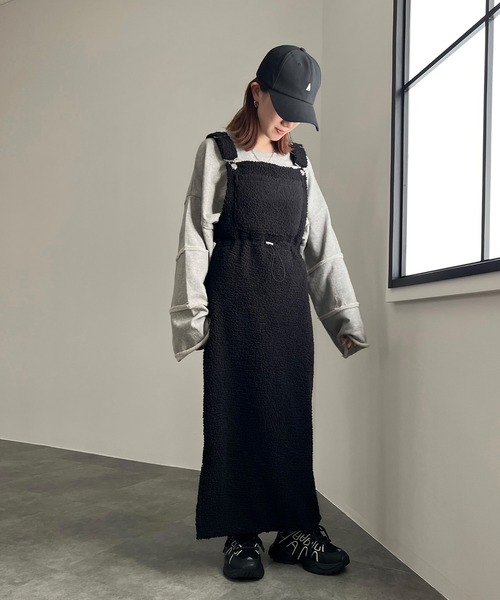 ISOOK(アイスー)の「【ISOOK / アイスー】紐デザイン配色ダッドスニーカー / 厚底スニーカー 韓国 ダッドシューズ ZOZOTOWN限定(スニーカー・レディース・グレー/ブラック・25/23/23.5/24.5)」の12枚目の写真