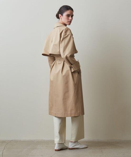 Steven Alan（スティーブンアラン）の「＜Steven Alan＞コットン ミドル トレンチコート（トレンチコート・レディース・オフホワイト/ベージュ・M/S）」の6枚目の写真