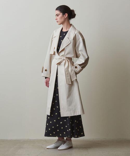 Steven Alan（スティーブンアラン）の「＜Steven Alan＞コットン ミドル トレンチコート（トレンチコート・レディース・オフホワイト/ベージュ・M/S）」の7枚目の写真