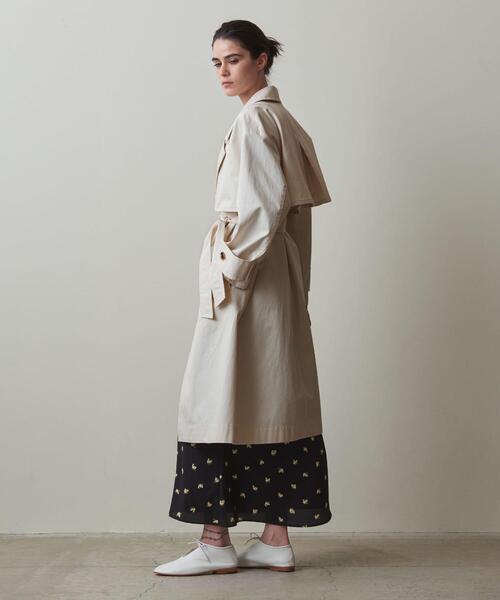 Steven Alan（スティーブンアラン）の「＜Steven Alan＞コットン ミドル トレンチコート（トレンチコート・レディース・オフホワイト/ベージュ・M/S）」の8枚目の写真