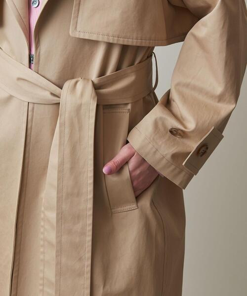 Steven Alan（スティーブンアラン）の「＜Steven Alan＞コットン ミドル トレンチコート（トレンチコート・レディース・オフホワイト/ベージュ・M/S）」の14枚目の写真