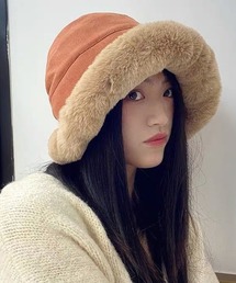 Miniministore（ミニミニストア）の「バケットハット レディース ファー帽子冬（ハット）」