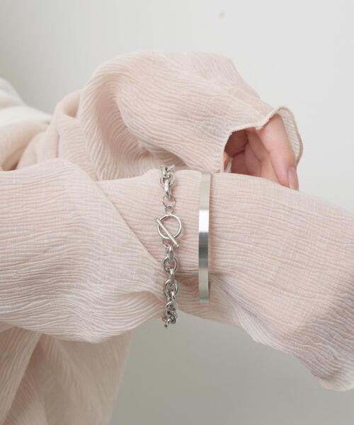 WEGO(ウィゴー)の「WEGO/【2点セット】ステンレスバングルブレス(ブレスレット・メンズ・その他1/その他2/その他3・FREE)」の4枚目の写真