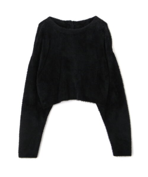 FREE'S MART（フリーズマート）の「◇前後2WAYショートシャギーショート丈ニット（カーディガン/ボレロ・レディース・ホワイト/ブラック/ブルー/ピンク・FREE）」の16枚目の写真