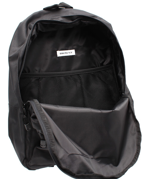 WEGO（ウィゴー）の「WEGO/プレーンデイパック（バックパック/リュック・メンズ・ホワイト/トリコロール/ブラック・FREE）」の14枚目の写真