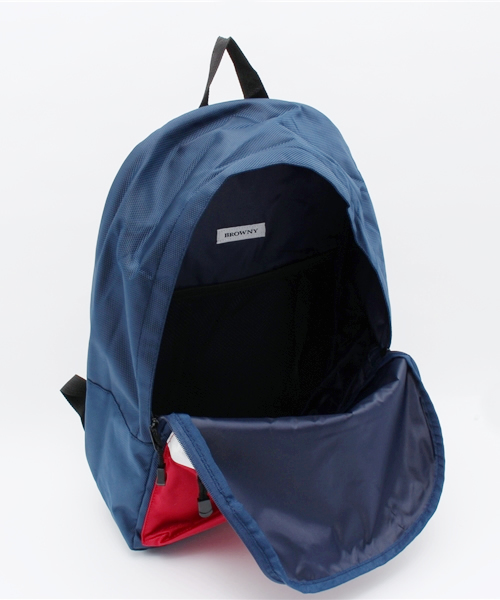 WEGO（ウィゴー）の「WEGO/プレーンデイパック（バックパック/リュック・メンズ・ホワイト/トリコロール/ブラック・FREE）」の9枚目の写真