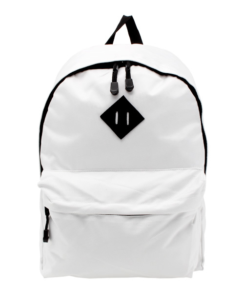 WEGO（ウィゴー）の「WEGO/プレーンデイパック（バックパック/リュック・メンズ・ホワイト/トリコロール/ブラック・FREE）」の19枚目の写真