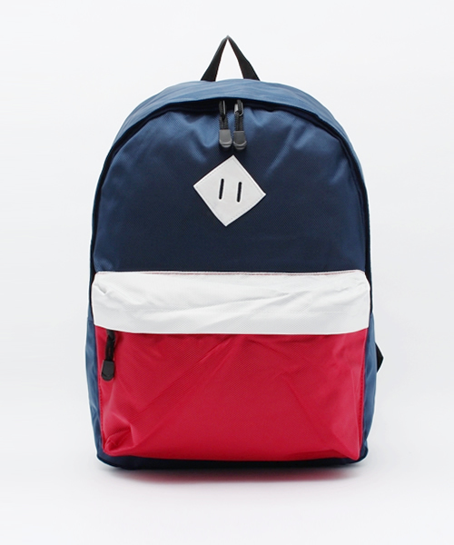 WEGO（ウィゴー）の「WEGO/プレーンデイパック（バックパック/リュック・メンズ・ホワイト/トリコロール/ブラック・FREE）」の17枚目の写真