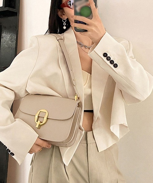 Miniministore（ミニミニストア）の「ショルダーバッグ レディース ミニバッグ（ショルダーバッグ・レディース・アイボリー/ベージュ/ブラック・FREE）」の12枚目の写真