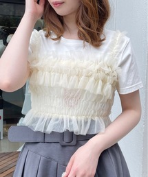 one way | シアーチュールキャミビスチェ(Tシャツ/カットソー)