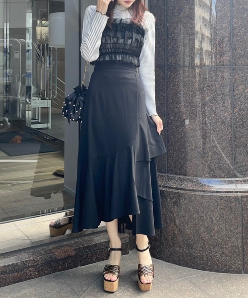 one way(ワンウェイ)の「シアーチュールキャミビスチェ(Tシャツ/カットソー・レディース・ブラック/グレー/ホワイト/ピンク・FREE)」の20枚目の写真