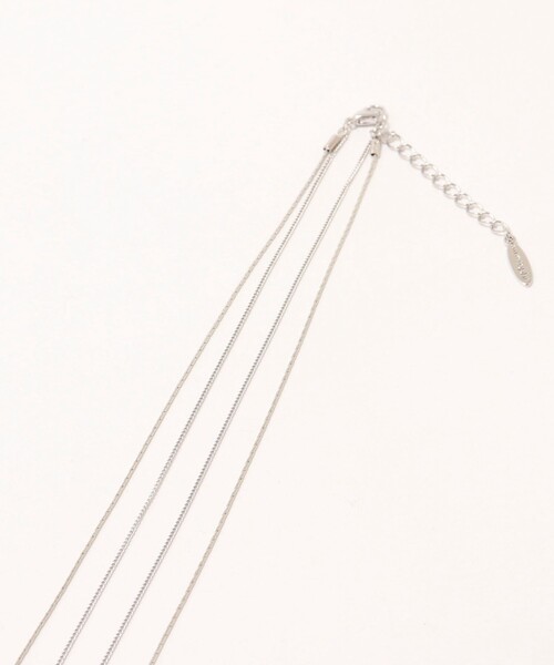 NOLLEY’S Sophi（ノーリーズソフィ）の「ペタントトップ２連ネックレス（ネックレス・レディース・ゴールド/シルバー・FREE）」の4枚目の写真