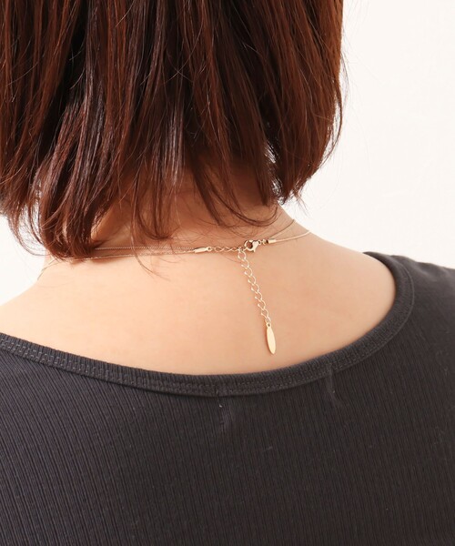 NOLLEY’S Sophi（ノーリーズソフィ）の「ペタントトップ２連ネックレス（ネックレス・レディース・ゴールド/シルバー・FREE）」の9枚目の写真