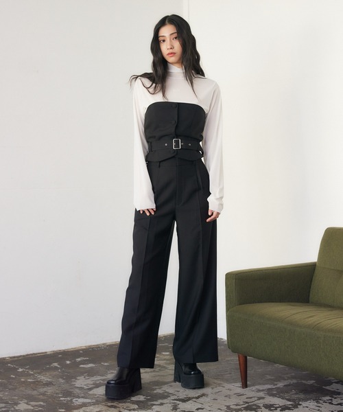 ENVYM（アンビー）の「ベルトポイントビスチェ（その他トップス・レディース・ブラック/グレー・FREE）」の21枚目の写真