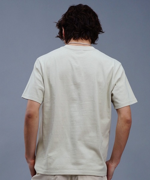 CHUMS(チャムス)の「CHUMS/チャムス Tシャツ 半袖 ブービーバード ピクニックモチーフ フロントプリント クルーネック CH01-2347(Tシャツ/カットソー・メンズ・ベージュ/ホワイト/レッド/ブルー/ブラック・2XL/XL/L/M)」の9枚目の写真
