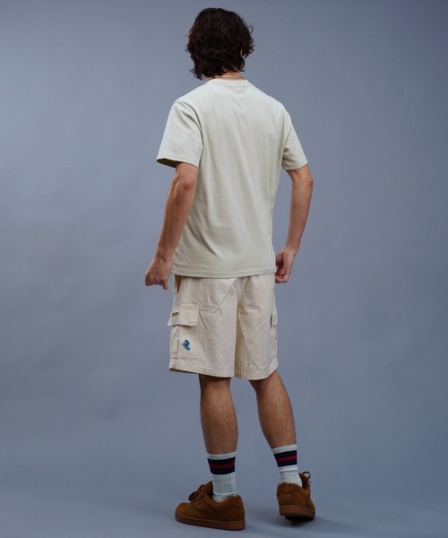 CHUMS(チャムス)の「CHUMS/チャムス Tシャツ 半袖 ブービーバード ピクニックモチーフ フロントプリント クルーネック CH01-2347(Tシャツ/カットソー・メンズ・ベージュ/ホワイト/レッド/ブルー/ブラック・2XL/XL/L/M)」の12枚目の写真