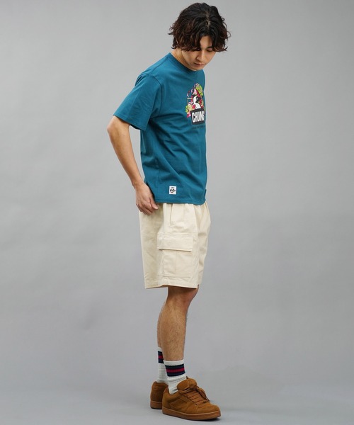CHUMS(チャムス)の「CHUMS/チャムス Tシャツ 半袖 ブービーバード ピクニックモチーフ フロントプリント クルーネック CH01-2347(Tシャツ/カットソー・メンズ・ベージュ/ホワイト/レッド/ブルー/ブラック・2XL/XL/L/M)」の17枚目の写真