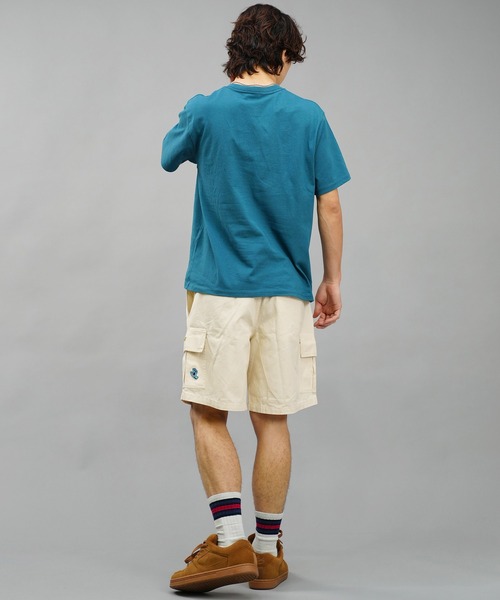 CHUMS(チャムス)の「CHUMS/チャムス Tシャツ 半袖 ブービーバード ピクニックモチーフ フロントプリント クルーネック CH01-2347(Tシャツ/カットソー・メンズ・ベージュ/ホワイト/レッド/ブルー/ブラック・2XL/XL/L/M)」の6枚目の写真