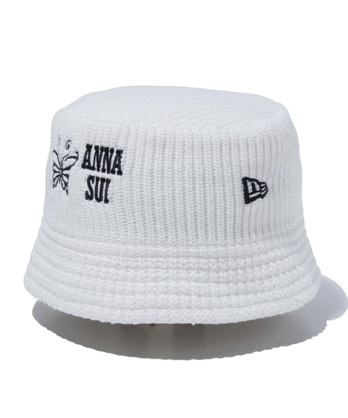 NEW ERA（ニューエラ）の「NEW ERA/ニューエラ ハット ニットバケット "ANNA SUI コラボコレクション" Knit Bucket アナ スイ 14124294/14124295（ハット・メンズ・ブラック/ホワイト・FREE）」の2枚目の写真