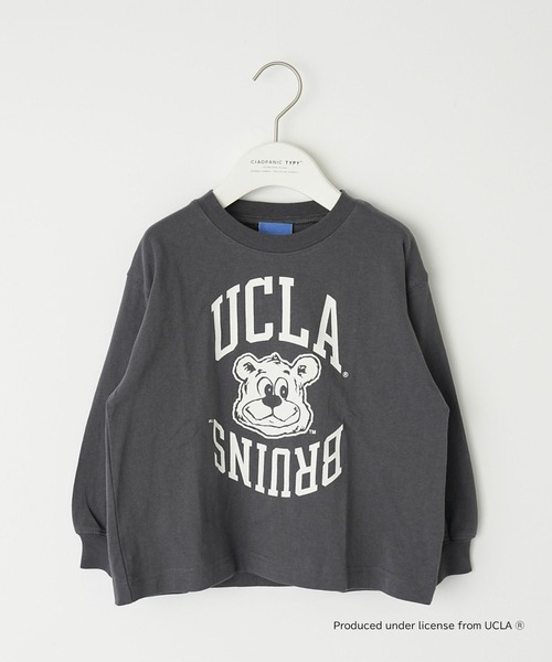 UCLA（ユーシーエルエー）の「【WEB限定】【KIDS】【UCLA】TYPY別注カレッジ風プリントボリュームスリーブロンTee（Tシャツ/カットソー・キッズ・チャコールグレー/アイボリー・LARGE/MEDIUM/SMALL/XX-LARGE/X-LARGE）」の5枚目の写真