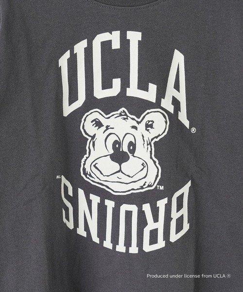 UCLA（ユーシーエルエー）の「【WEB限定】【KIDS】【UCLA】TYPY別注カレッジ風プリントボリュームスリーブロンTee（Tシャツ/カットソー・キッズ・チャコールグレー/アイボリー・LARGE/MEDIUM/SMALL/XX-LARGE/X-LARGE）」の6枚目の写真