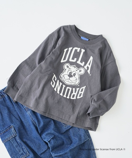 UCLA（ユーシーエルエー）の「【WEB限定】【KIDS】【UCLA】TYPY別注カレッジ風プリントボリュームスリーブロンTee（Tシャツ/カットソー・キッズ・チャコールグレー/アイボリー・LARGE/MEDIUM/SMALL/XX-LARGE/X-LARGE）」の22枚目の写真