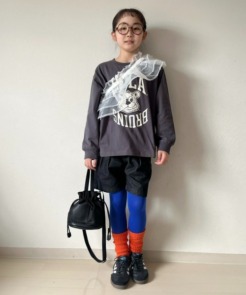 UCLA（ユーシーエルエー）の「【WEB限定】【KIDS】【UCLA】TYPY別注カレッジ風プリントボリュームスリーブロンTee（Tシャツ/カットソー・キッズ・チャコールグレー/アイボリー・LARGE/MEDIUM/SMALL/XX-LARGE/X-LARGE）」の19枚目の写真