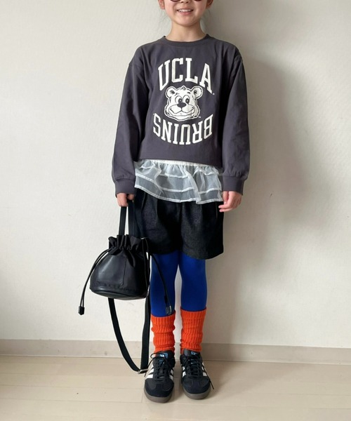 UCLA（ユーシーエルエー）の「【WEB限定】【KIDS】【UCLA】TYPY別注カレッジ風プリントボリュームスリーブロンTee（Tシャツ/カットソー・キッズ・チャコールグレー/アイボリー・LARGE/MEDIUM/SMALL/XX-LARGE/X-LARGE）」の20枚目の写真
