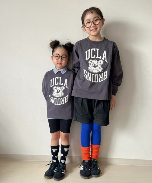 UCLA（ユーシーエルエー）の「【WEB限定】【KIDS】【UCLA】TYPY別注カレッジ風プリントボリュームスリーブロンTee（Tシャツ/カットソー・キッズ・チャコールグレー/アイボリー・LARGE/MEDIUM/SMALL/XX-LARGE/X-LARGE）」の18枚目の写真