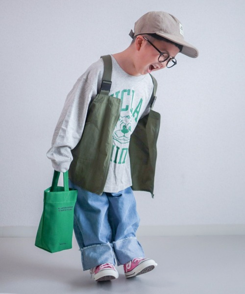 UCLA（ユーシーエルエー）の「【WEB限定】【KIDS】【UCLA】TYPY別注カレッジ風プリントボリュームスリーブロンTee（Tシャツ/カットソー・キッズ・チャコールグレー/アイボリー・LARGE/MEDIUM/SMALL/XX-LARGE/X-LARGE）」の17枚目の写真