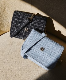 LANTINAM（ランティナム）の「ツイードショルダーバッグ（ショルダーバッグ）」