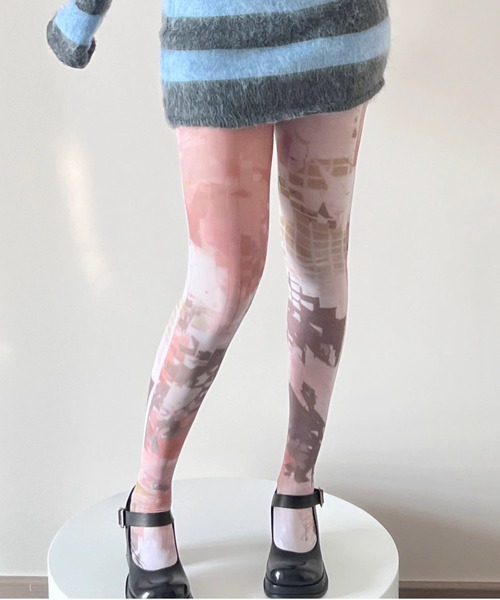 FANCILY レトログラフィックタイツ（タイツ/ストッキング）｜Vipoa