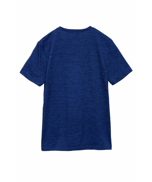 TORNADO MART(トルネードマート)の「ZERO by TORNADO MART∴ABSかすれ千鳥JQ半袖Vネックカットソー(Tシャツ/カットソー・メンズ・アイボリー/パープル系その他/ネイビー・M/L/LL)」の6枚目の写真