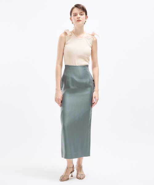 DEICY（デイシー）の「カットアウトリボンカットソー（Tシャツ/カットソー・レディース・ブラック/ライトベージュ・FREE）」の15枚目の写真