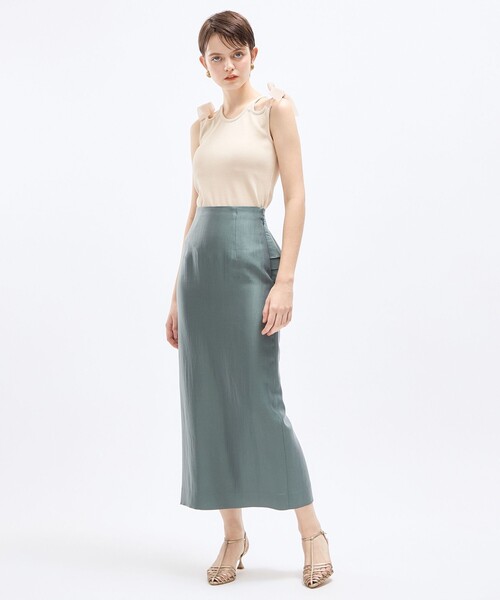 DEICY（デイシー）の「カットアウトリボンカットソー（Tシャツ/カットソー・レディース・ブラック/ライトベージュ・FREE）」の18枚目の写真