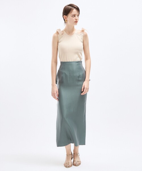 DEICY（デイシー）の「カットアウトリボンカットソー（Tシャツ/カットソー・レディース・ブラック/ライトベージュ・FREE）」の20枚目の写真