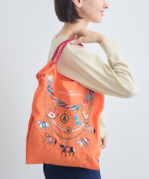 KATHARINE ROSS】 Ball&Chain 撥水 刺繍トートバッグ レギュラーサイズ