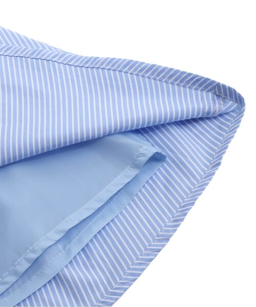 algy（アルジー）の「オフショル風肩りぼんワンピ（ワンピース・キッズ・ベージュ/ブラック/サックスブルー・X-SMALL/MEDIUM/SMALL/XX-SMALL）」の13枚目の写真