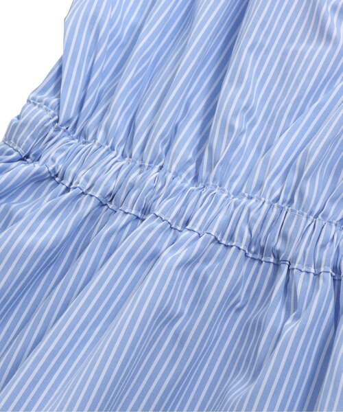 algy（アルジー）の「オフショル風肩りぼんワンピ（ワンピース・キッズ・ベージュ/ブラック/サックスブルー・X-SMALL/MEDIUM/SMALL/XX-SMALL）」の8枚目の写真