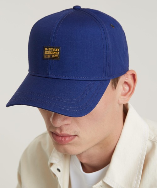 G-STAR（ジースター）の「ORIGINALS BASEBALL CAP/ロゴベースボールキャップ（キャップ・メンズ・ブルー系その他・ONE SIZE）」の2枚目の写真