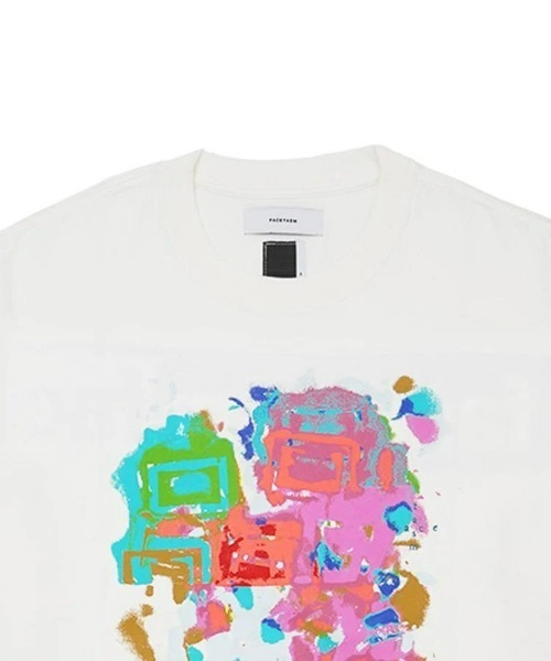 FACETASM（ファセッタズム）の「【FACETASM】SPRAYPAINT BIG TEE（Tシャツ/カットソー・メンズ・ブラック/ホワイト・5）」の5枚目の写真