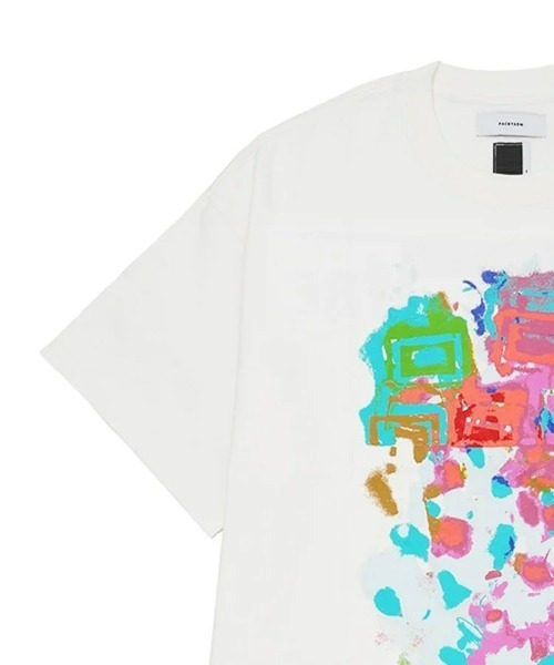 FACETASM（ファセッタズム）の「【FACETASM】SPRAYPAINT BIG TEE（Tシャツ/カットソー・メンズ・ブラック/ホワイト・5）」の6枚目の写真