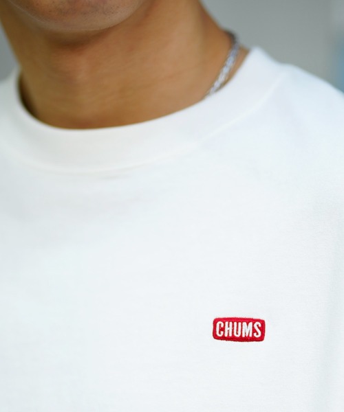 CHUMS(チャムス)の「【ムラサキスポーツ限定】CHUMS/チャムス 半袖Tシャツ バックプリント CH01-2413(Tシャツ/カットソー・メンズ・グレイッシュベージュ/ブラック/ホワイト/ブルーグリーン/ライトベージュ/チャコール/ネイビー・S/M/L/XL)」の8枚目の写真