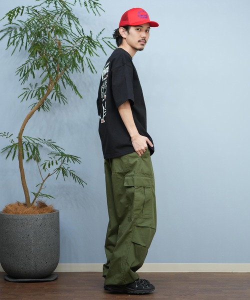 CHUMS（チャムス）の「【ムラサキスポーツ限定】CHUMS/チャムス 半袖Tシャツ バックプリント CH01-2413（Tシャツ/カットソー・メンズ・グレイッシュベージュ/ブラック/ホワイト/ブルーグリーン・S/M/L/XL）」の17枚目の写真