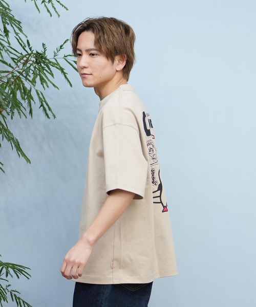 CHUMS（チャムス）の「【ムラサキスポーツ限定】CHUMS/チャムス 半袖Tシャツ バックプリント CH01-2413（Tシャツ/カットソー・メンズ・グレイッシュベージュ/ブラック/ホワイト/ブルーグリーン・S/M/L/XL）」の15枚目の写真