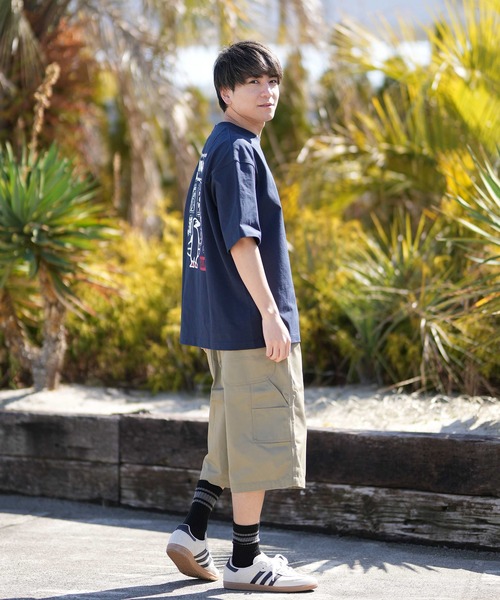 CHUMS(チャムス)の「【ムラサキスポーツ限定】CHUMS/チャムス 半袖Tシャツ バックプリント CH01-2413(Tシャツ/カットソー・メンズ・グレイッシュベージュ/ブラック/ホワイト/ブルーグリーン/ライトベージュ/チャコール/ネイビー・S/M/L/XL)」の11枚目の写真