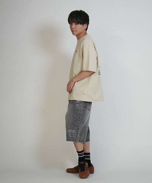 CHUMS(チャムス)の「【ムラサキスポーツ限定】CHUMS/チャムス 半袖Tシャツ バックプリント CH01-2413(Tシャツ/カットソー・メンズ・グレイッシュベージュ/ブラック/ホワイト/ブルーグリーン/ライトベージュ/チャコール/ネイビー・S/M/L/XL)」の15枚目の写真