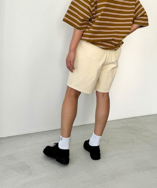 CANAL JEAN（キャナルジーン）の「El mar　コットンハーフパンツ（その他パンツ・レディース・クリーム/ブラック・ONE SIZE）」の11枚目の写真